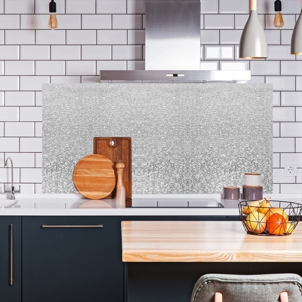 1 Roll Backsplash Wallpaper Waterproof Stove Decal Cooking Bench Sticker
