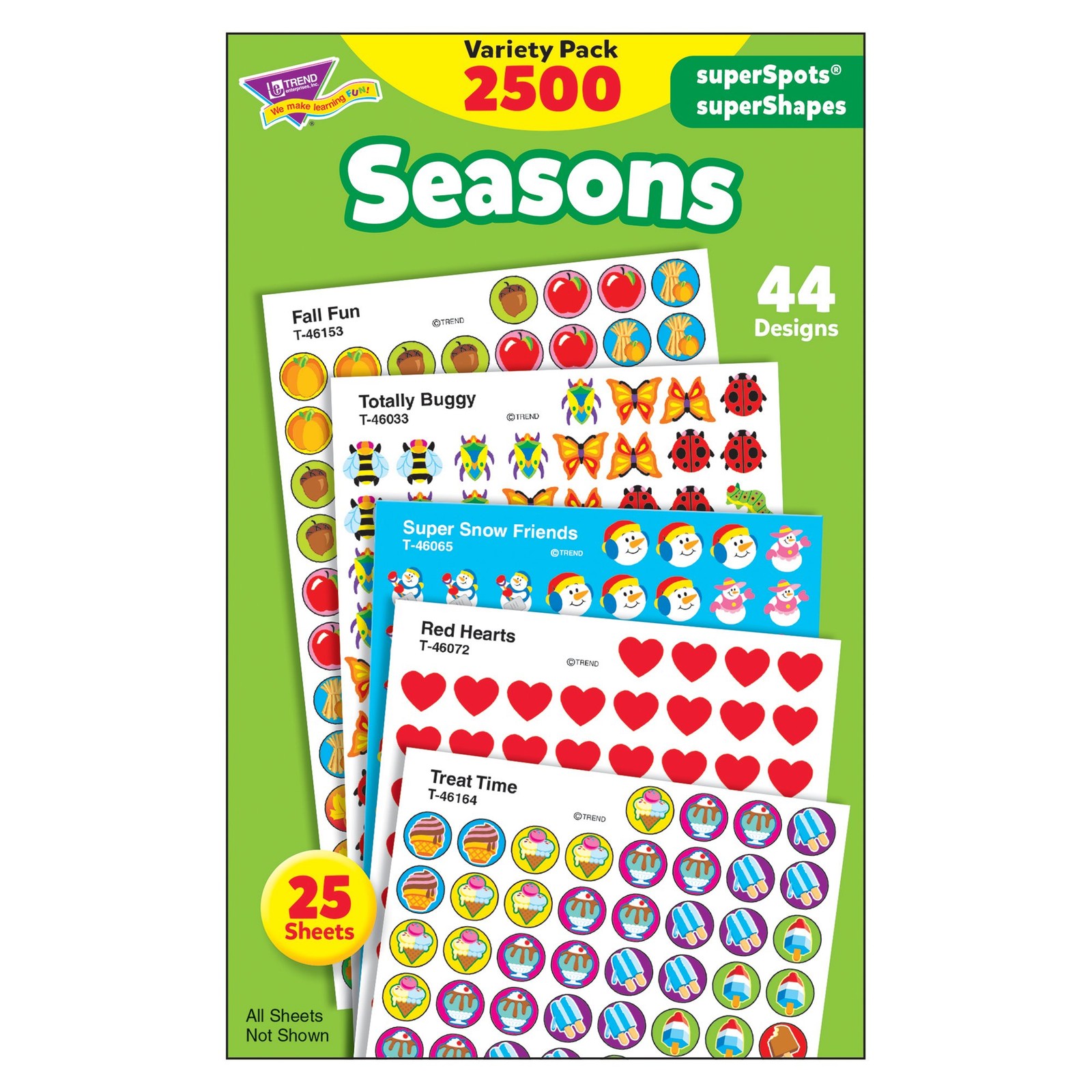 Multicolor Cute Stickers Decals for Incentives Homework 2500 Stickers