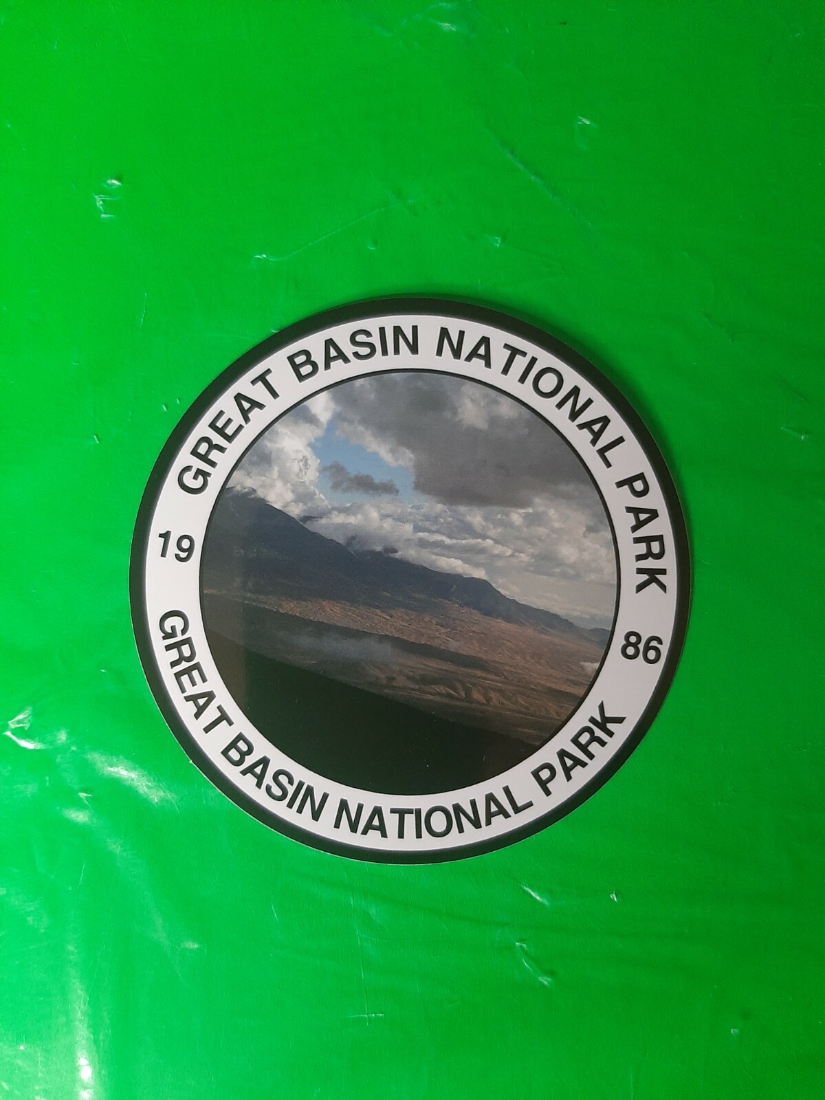 STICKER OF GREAT BASIN NATIONAL PARK 1986 BRAND NEW