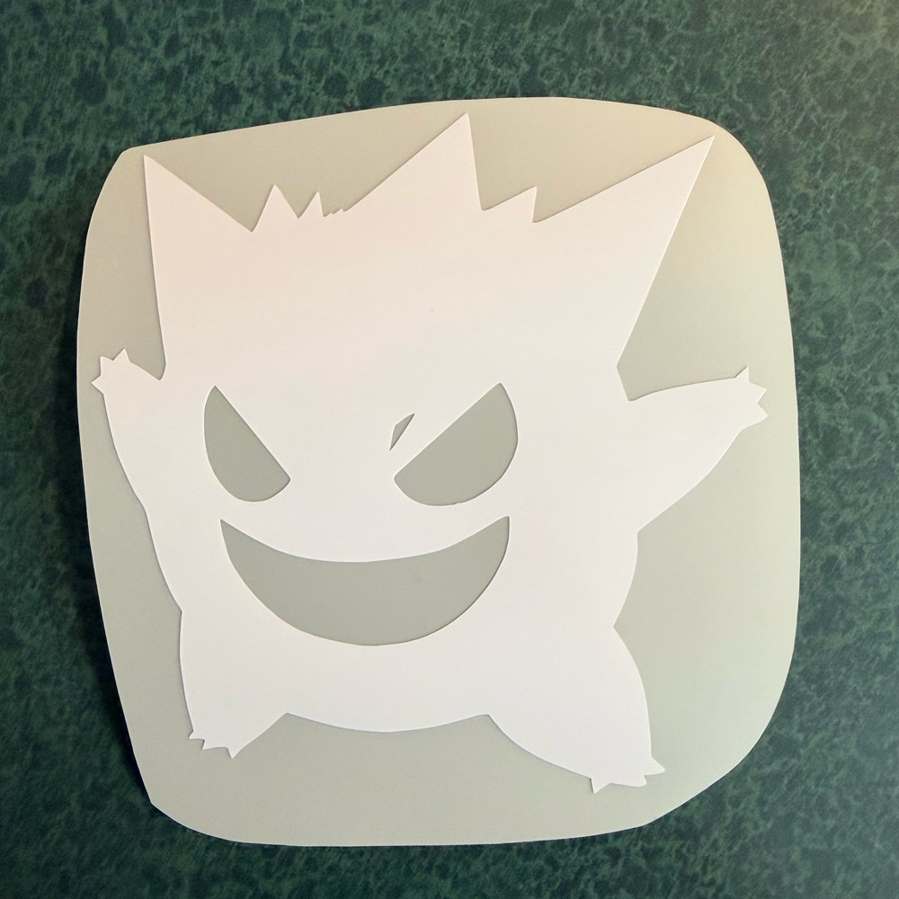 Gengar Pokemon Vinyl Decal Sticker Ghost Type Car Truck Laptop Window Decor JDM