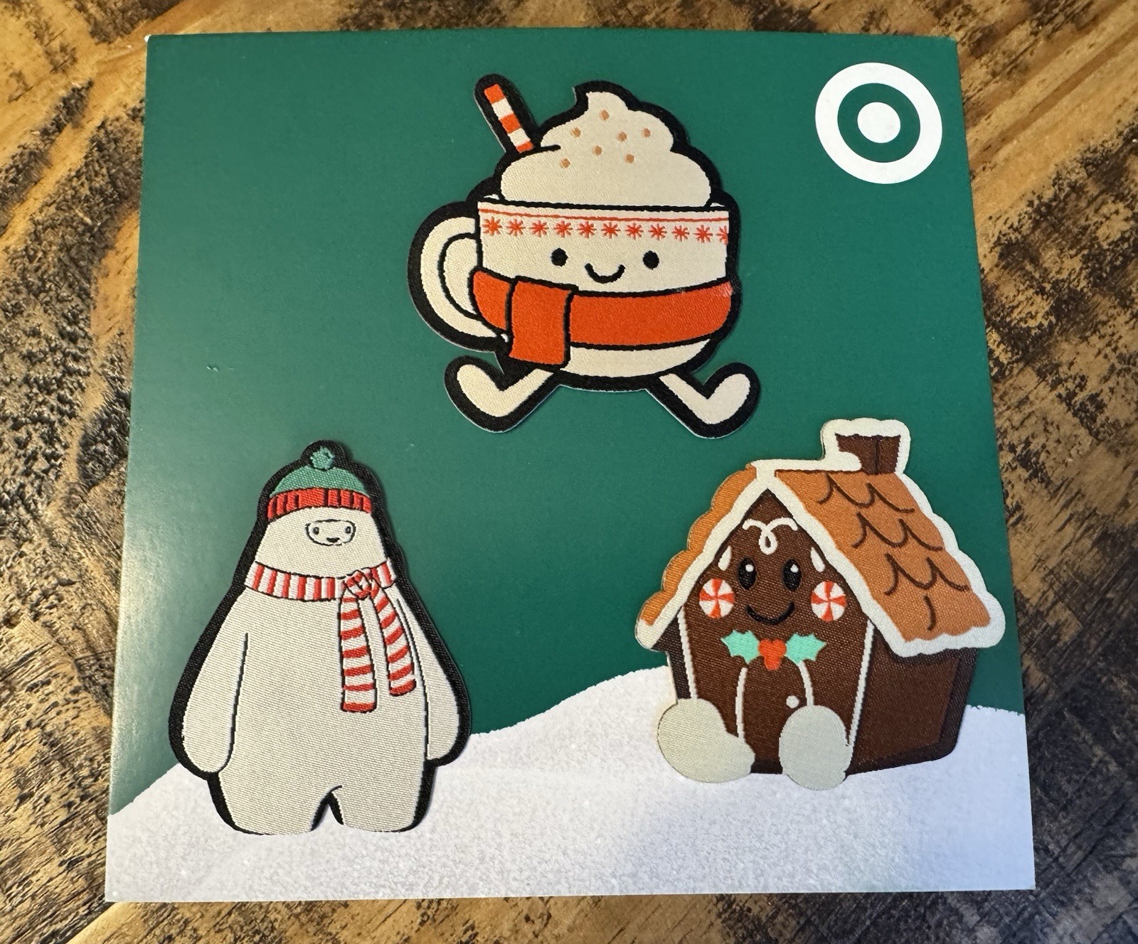 2025 Target Fun 3 Sticker / Fabric Patch Holiday Christmas Rare Promo 🎯 Unique