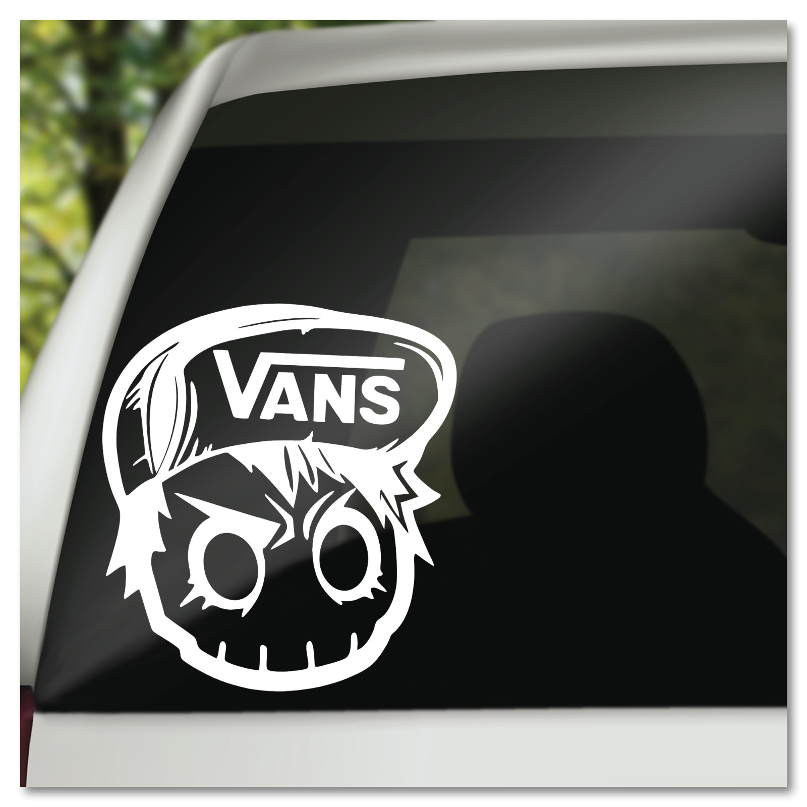 6" Vans Demon Skull Vinyl Decal Sticker