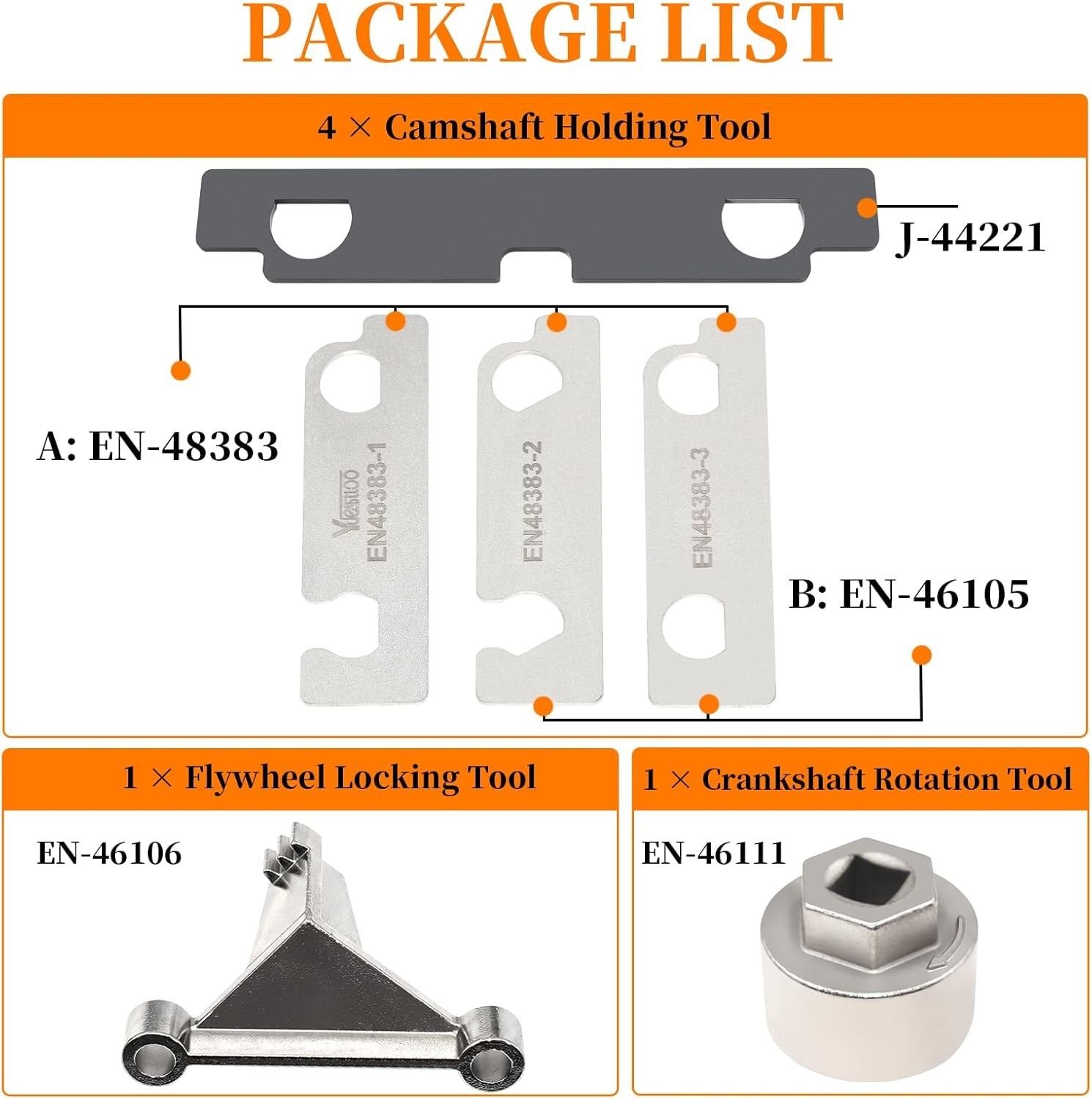 Camshaft Retaining and Alignment For GM 2.8 2.9 3.0 3.2 3.5 3.6 3.7 4.2