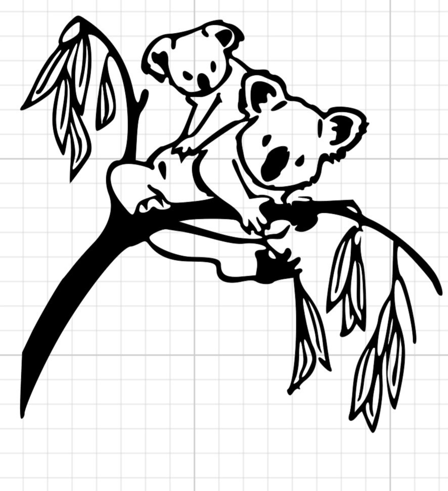 Koala Decal