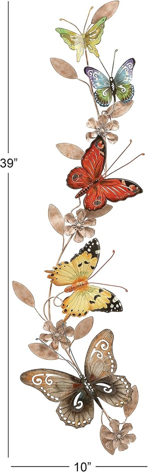 Unique Butterfly Indoor Outdoor Wall Sculpture