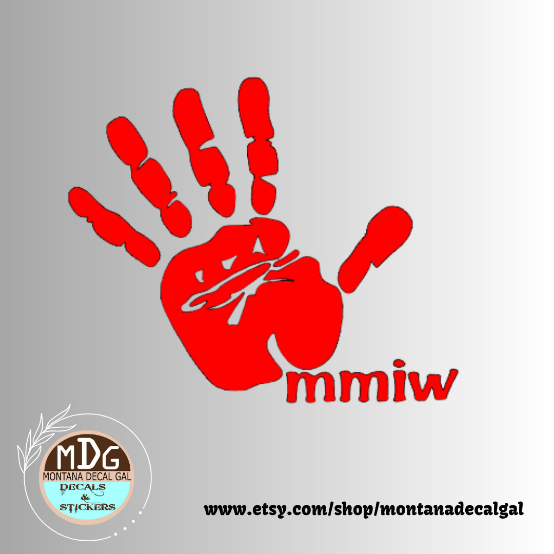 MMIW Decal for car | Missing and Murdered Indigenous Women | MMIW Awareness