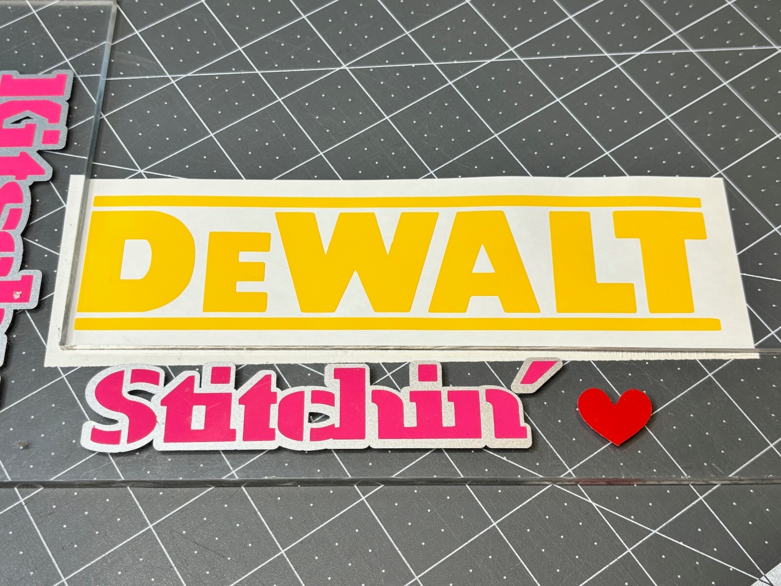 Dewalt Vinyl Decal/Sticker Many Sizes Colors Buy 2 Get 1 Free & Free Shipping!