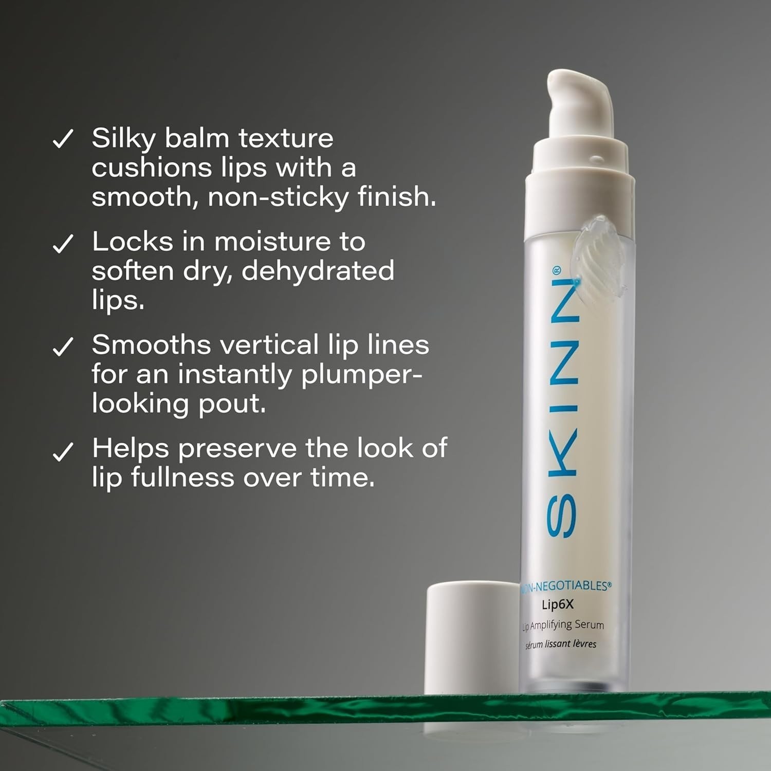 Lip Amplifying Serum Lip6X with Peptides Deep Moisturizing Care SKINN Plumps