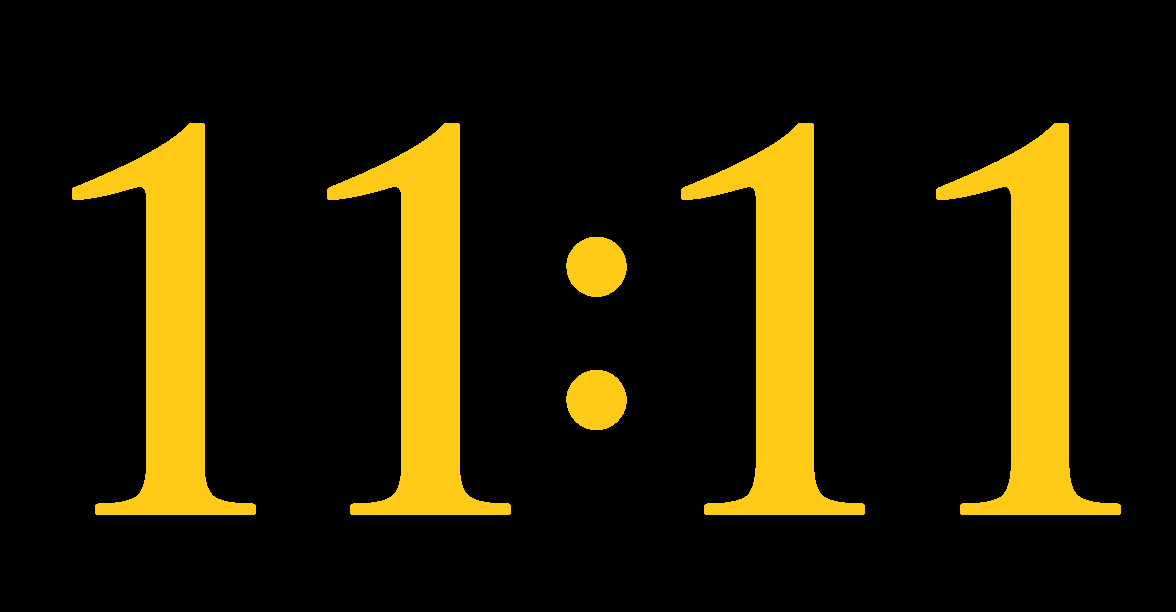 11:11 ANGEL NUMBER, NUMEROLOGY, Decal Stickers for Cars, Window, Laptop, Tablet.