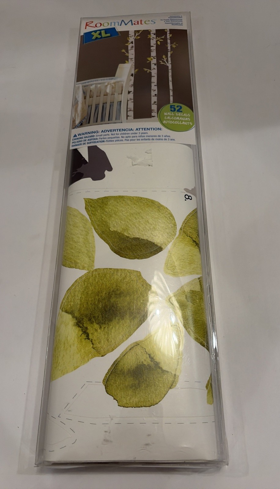 RoomMates RMK2662GM Birch Trees XL Giant Wall Decals 52pc Sealed Discontinued