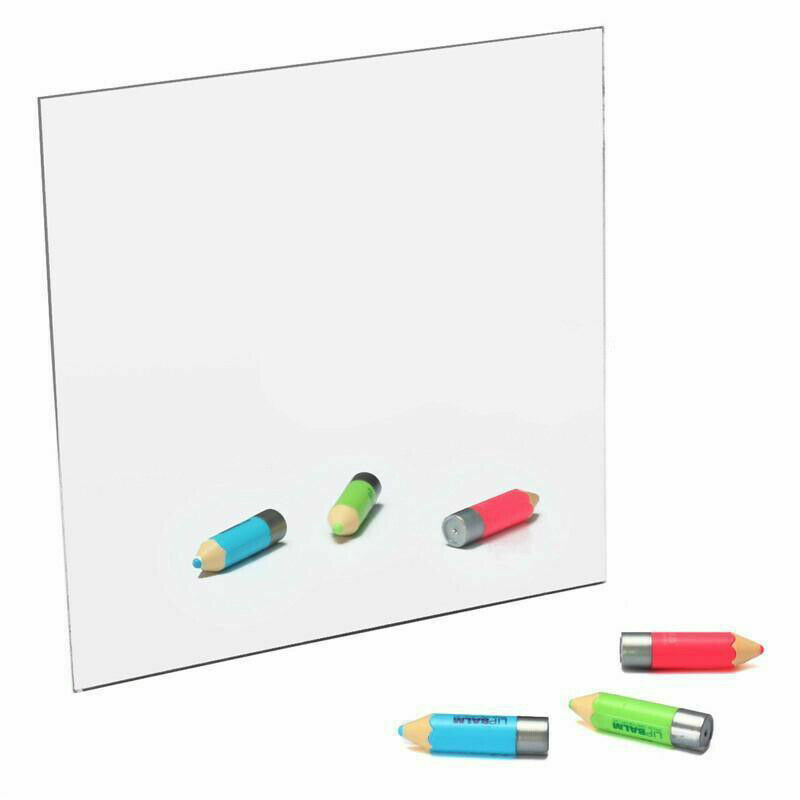 Multi Sizes Clear Mirror Acrylic plate Plastic Sheet Safety 3mm thickness panel