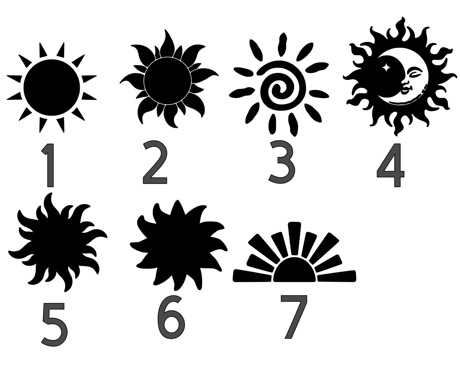 Sun & Moon Vinyl Decal (read description)