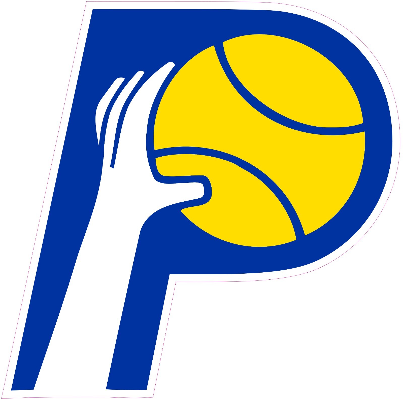 Indiana Pacers Basketball Vinyl Decal Sticker Car Truck Bumper Tumbler Mug
