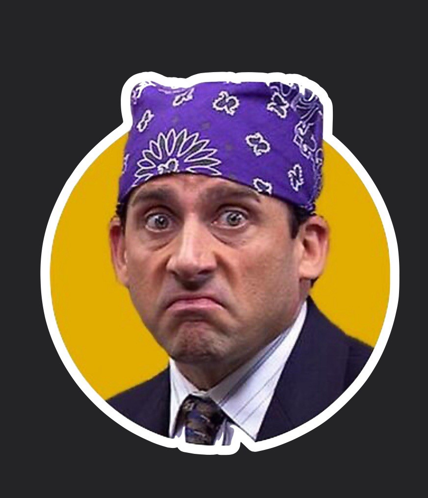 Sticker – The Office Prison Mike Michael Scott Morale Funny Military Army