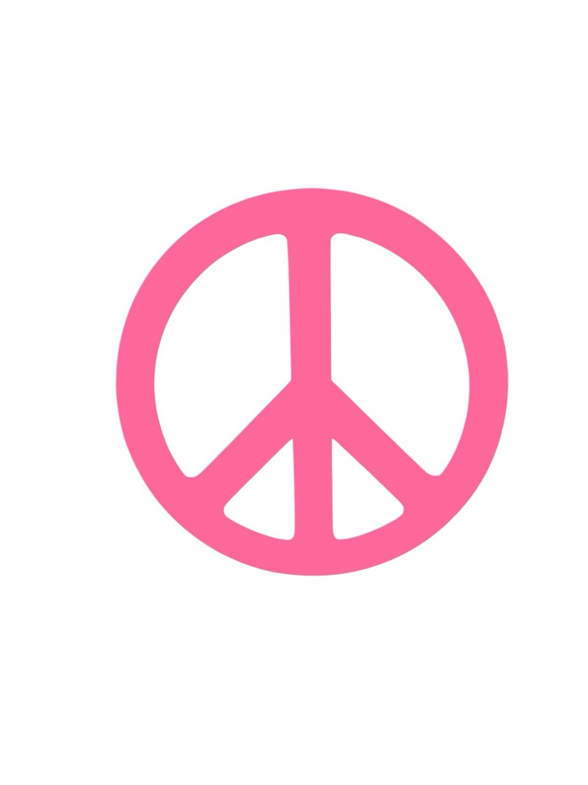 Peace sign Vinyl Decal for car Windows Laptops any smooth surface