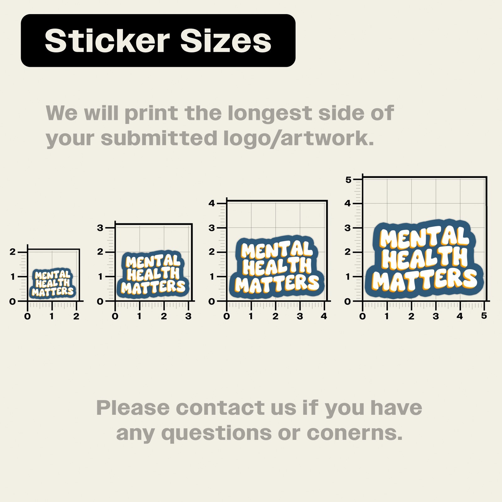Custom Logo Vinyl Stickers Die Cut, Water Proof Personalized Decals Your Design