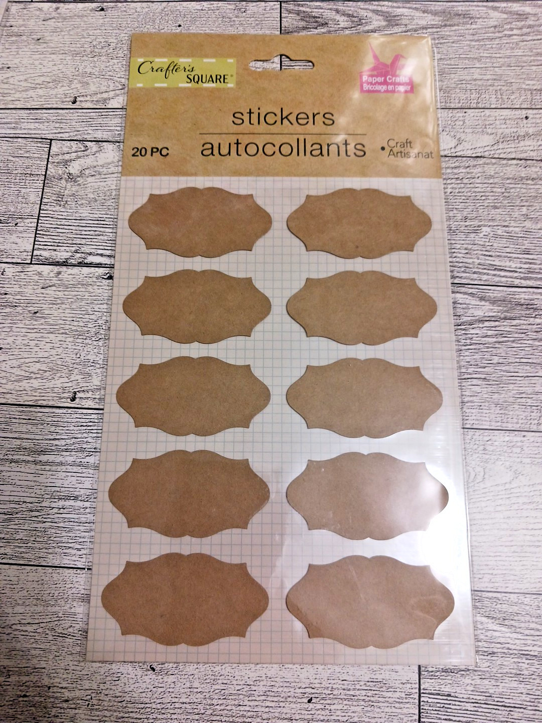 Sticker Labels 178 craft paper stickers. Labels for jars, bottles, containers.