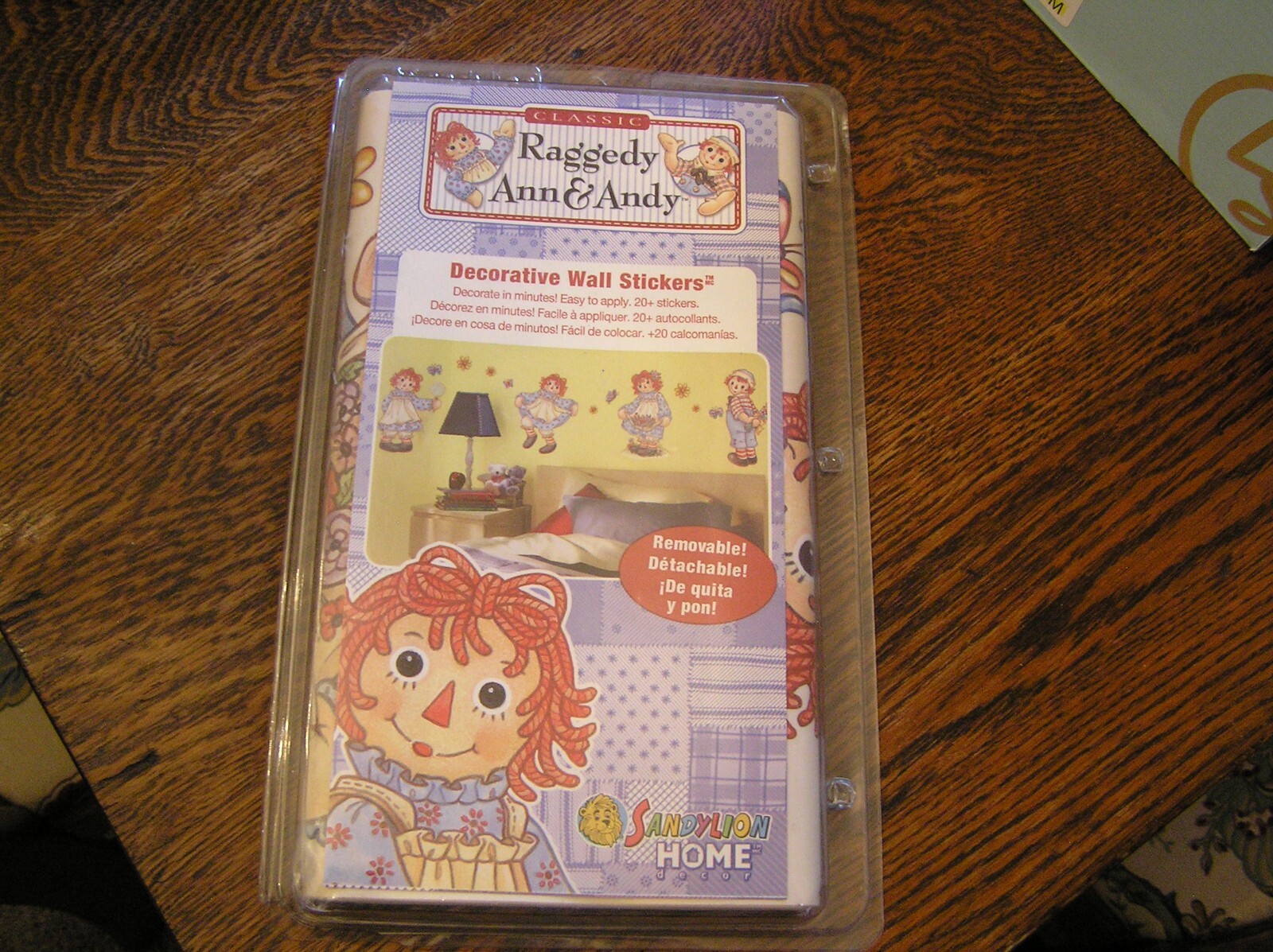 SandyLion Home Decor Classic RAGGEDY ANN & ANDY 20+ Wall Decals/Stickers~~NIOP!