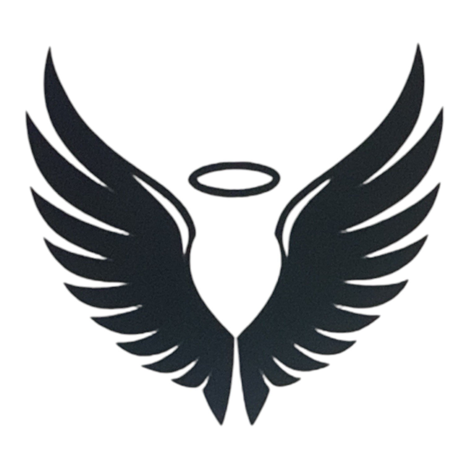 Angel Wingsdesign # 1 Decal for car Windows Laptops most Smooth Surfaces