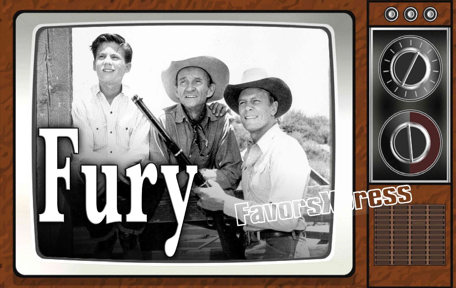Fury Classic TV Show PHOTO MAGNET 4 X 2.5 INCHES