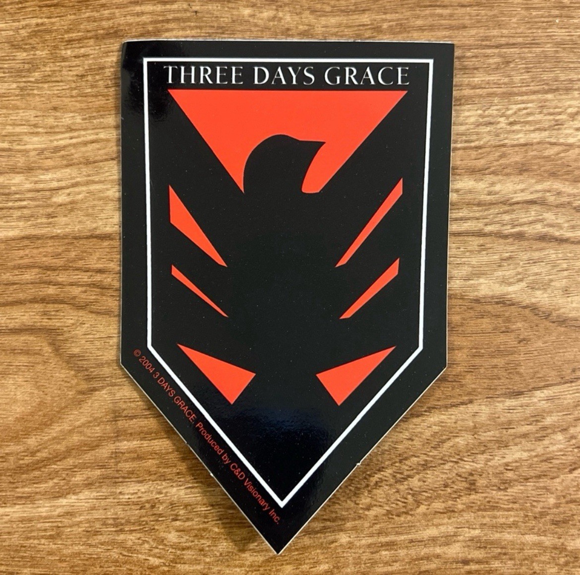 VINTAGE & RARE 2004 Three Days Grace Official Sticker