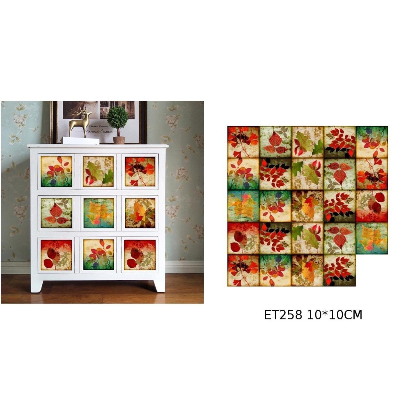 Transform Your Space with Removable Stair Wall Tile Stickers 24pcs Set