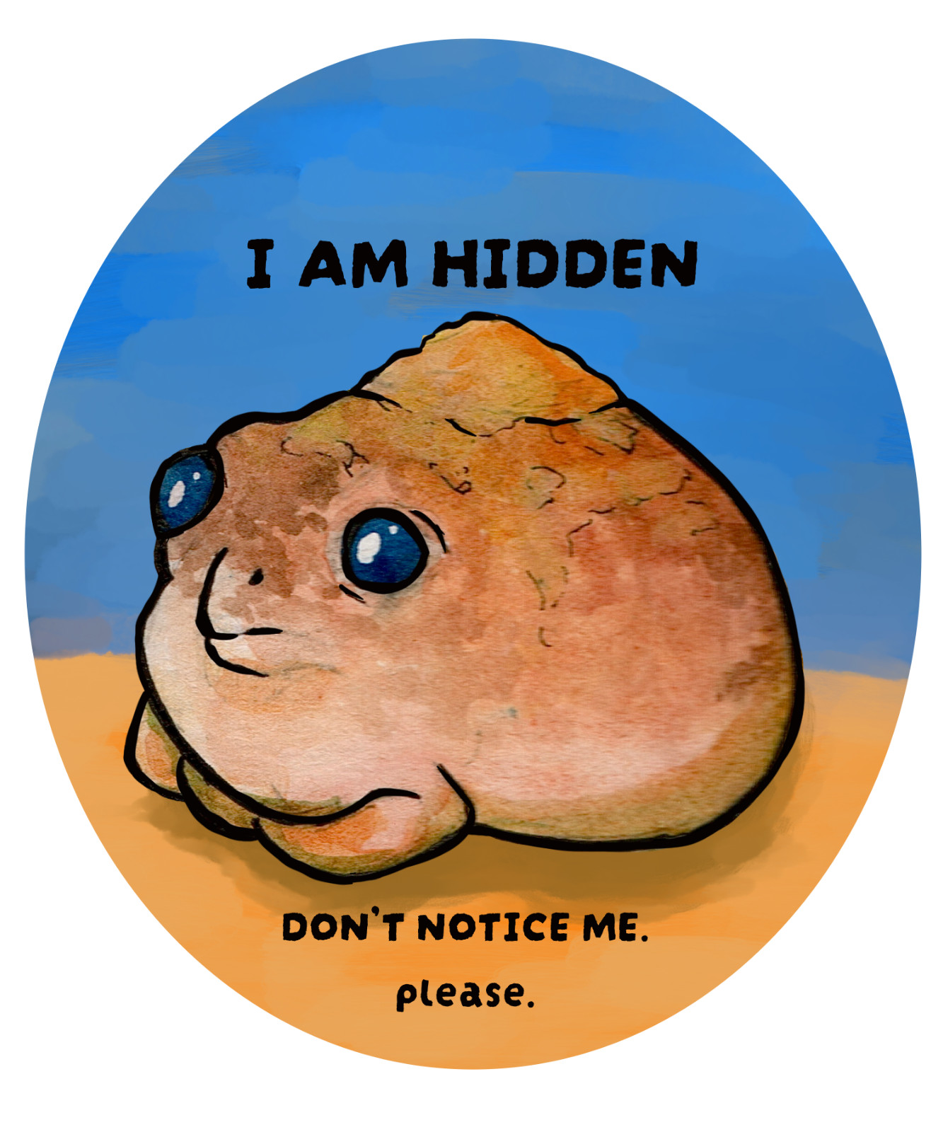 Socially Awkward Frog Pack of 6 Holographic Vinyl Stickers by KayshaLacyArt