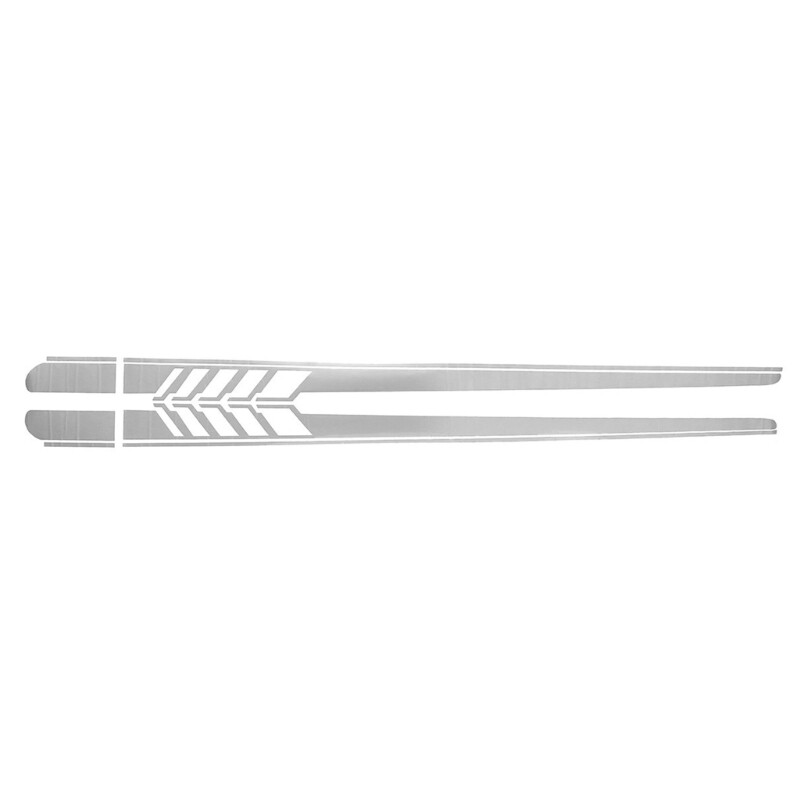 2Pcs Auto Body Decoration Stickers Universal Side Stripe Stickers Auto Accessory