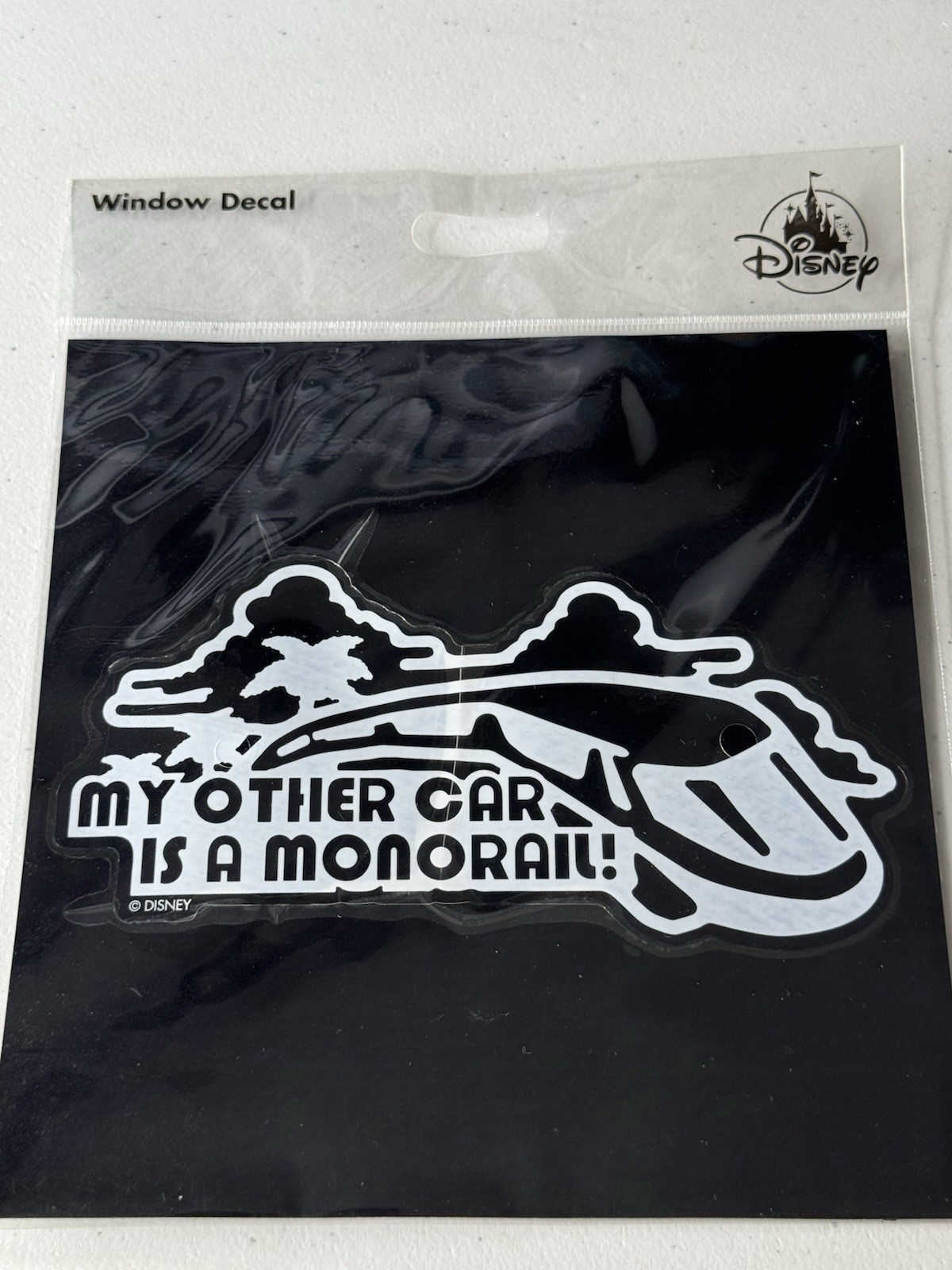 MY OTHER CAR IS A MONORAIL Walt Disney World Vinyl Window Sticker WDW