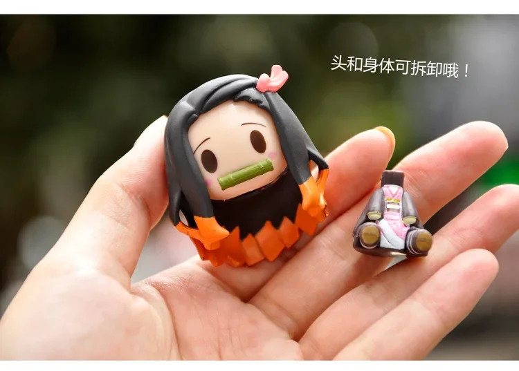 Kimetsu No Yaiba Action Figure – Tanjiro Nezuko Zenitsu Anime Model – Fans Gift