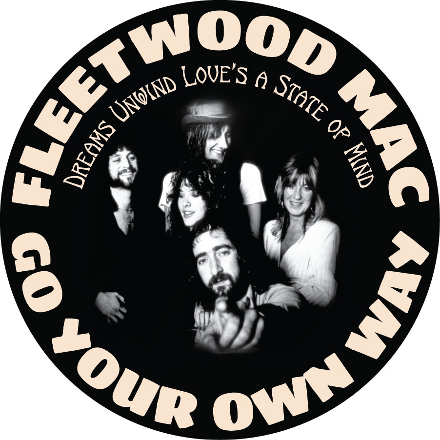 Fleetwood Mac Stevie Nicks Go Your Own Way Vinyl Sticker Retro 70s Rock Decal