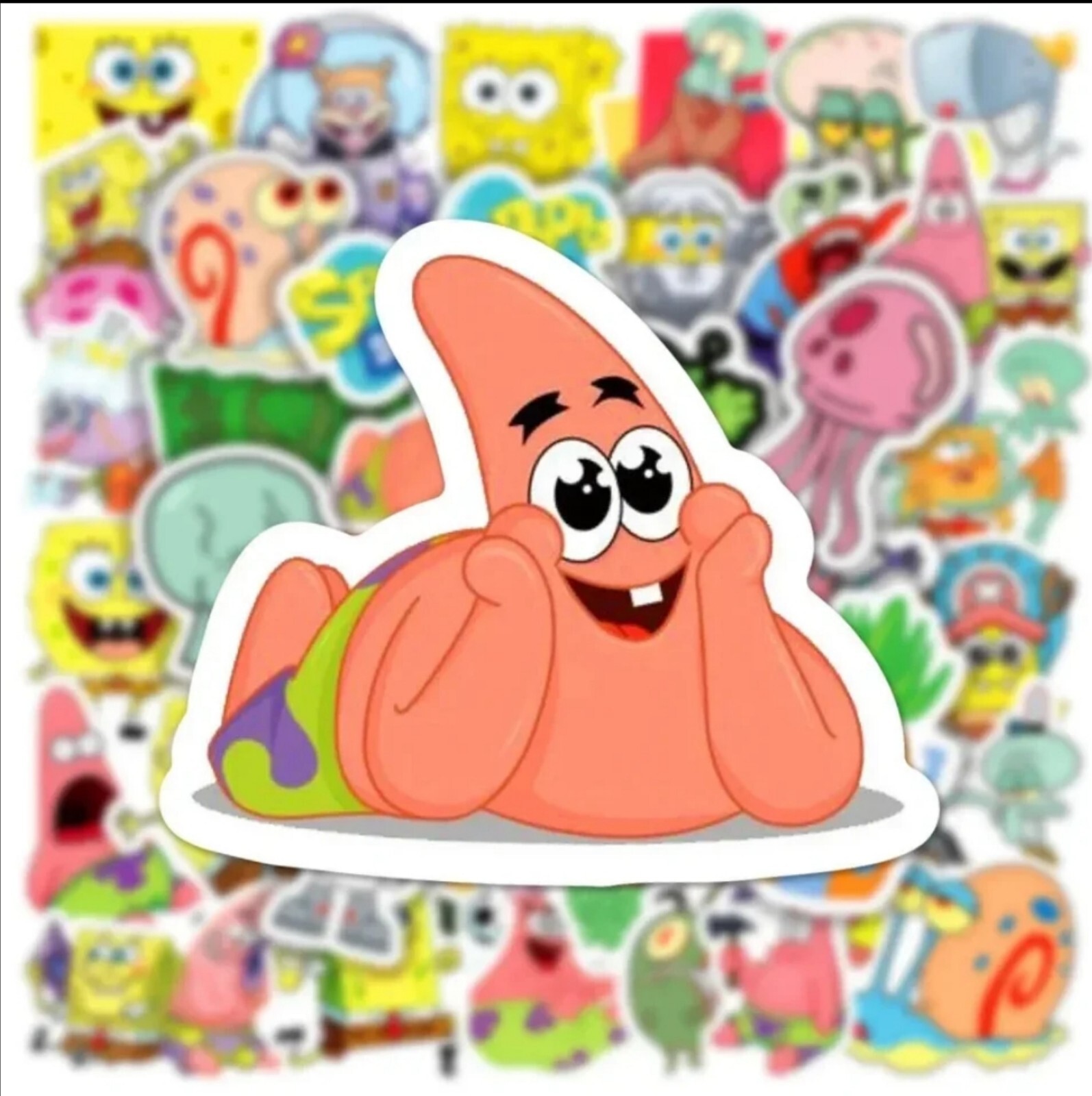 20 PCS Kids Cartoon TV Show Sponge Water Pineapple Sea Stickers BRAND NEW