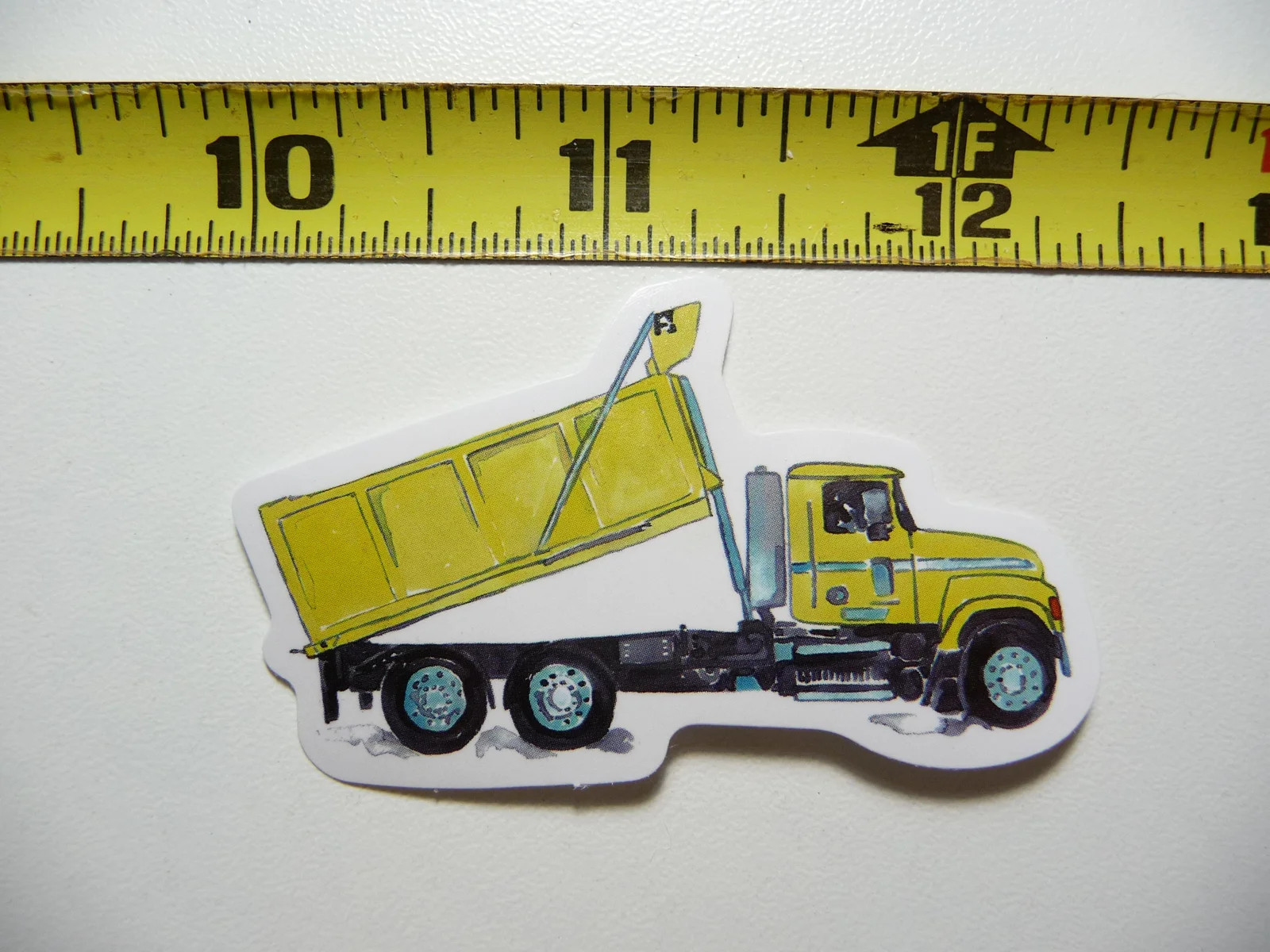 DIESEL DUMP TRUCK SMALL STICKER DECAL CONSTRUCTION DEVELOPMENT MACHINERY DRIVER
