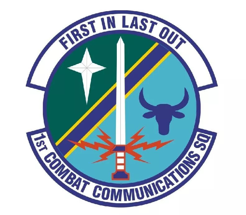 1ST Combat Communications SquadVinyl Decal Sticker R466