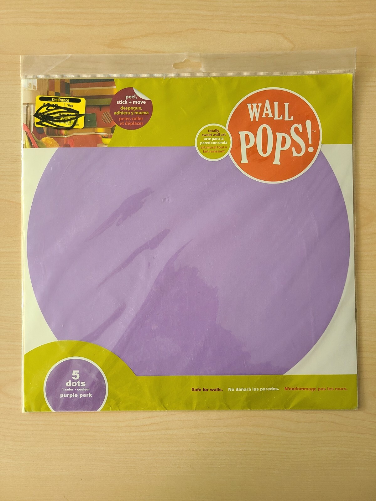 5 Color Sets Wall Pops Sizzlin Dot Circles Stickers Decals safe for any wall