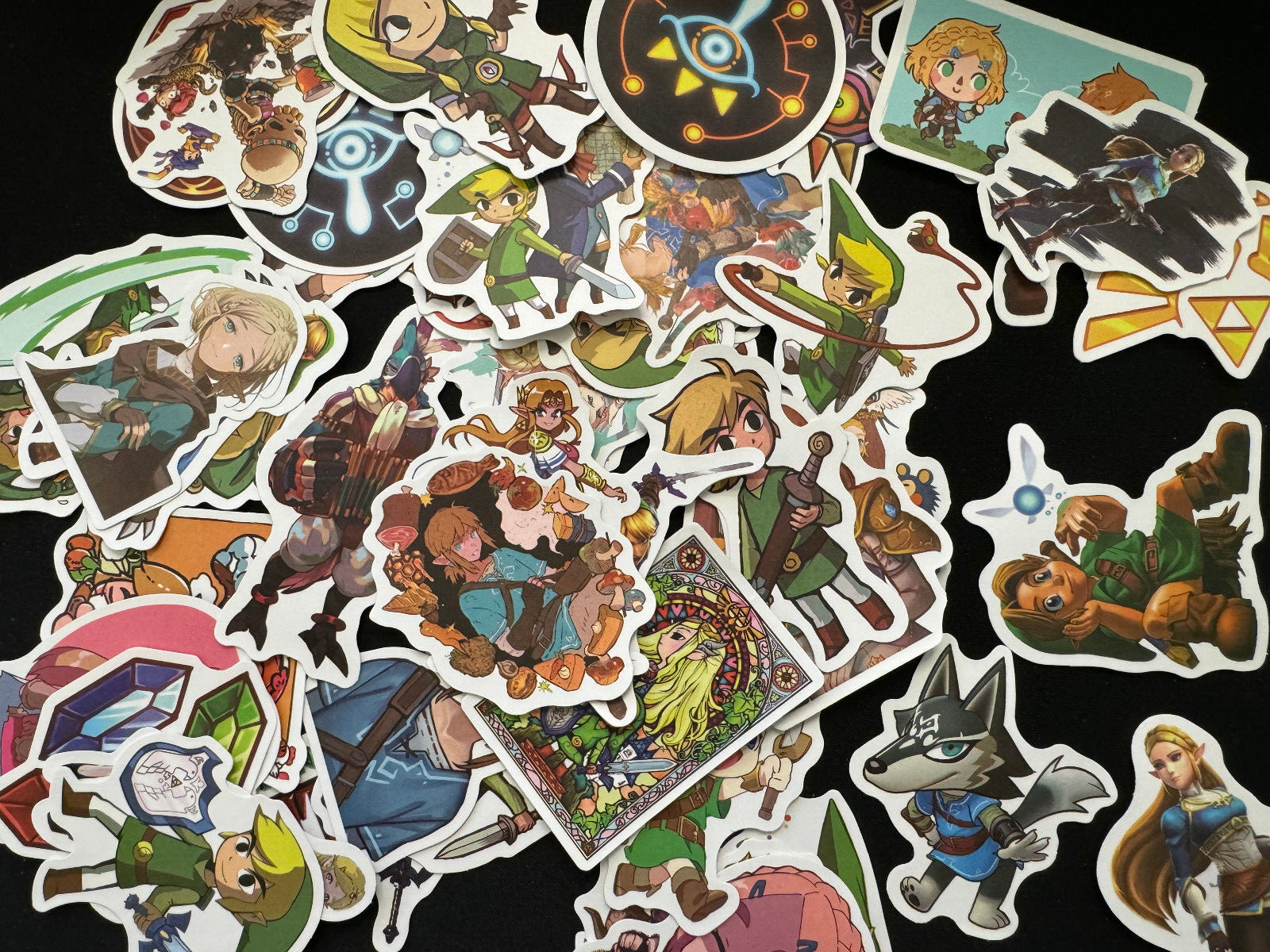 Video Games Stickers -Lot Of Random 15 – Super Mario – Pokemon – Fortnite & More