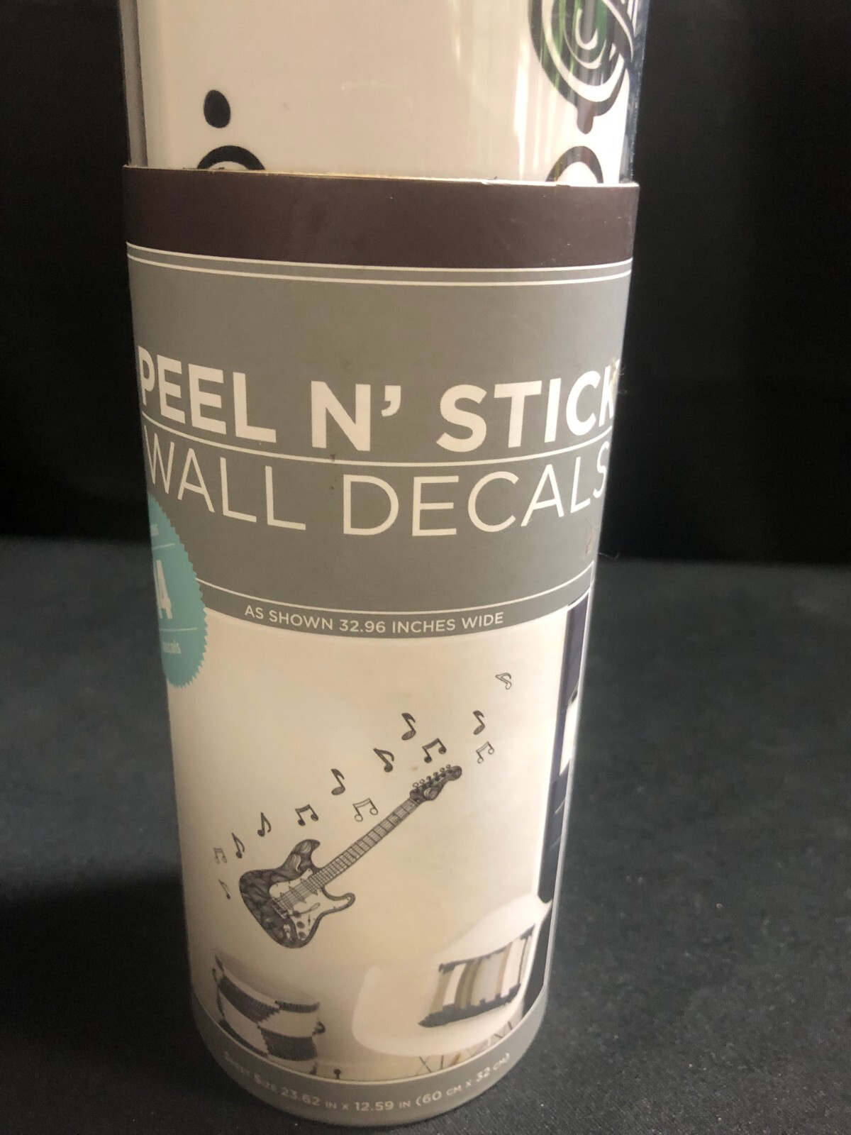 Music Guitar Theme Wall Peel& Stick Removable Vinyl Decals-14 Decals