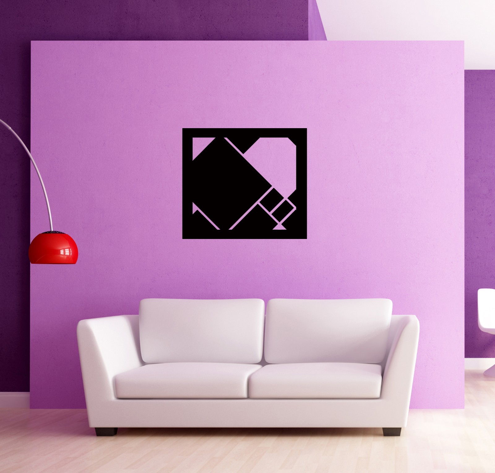 Wall Stickers Vinyl Decal Abstract Modern Square Decor (z1248)