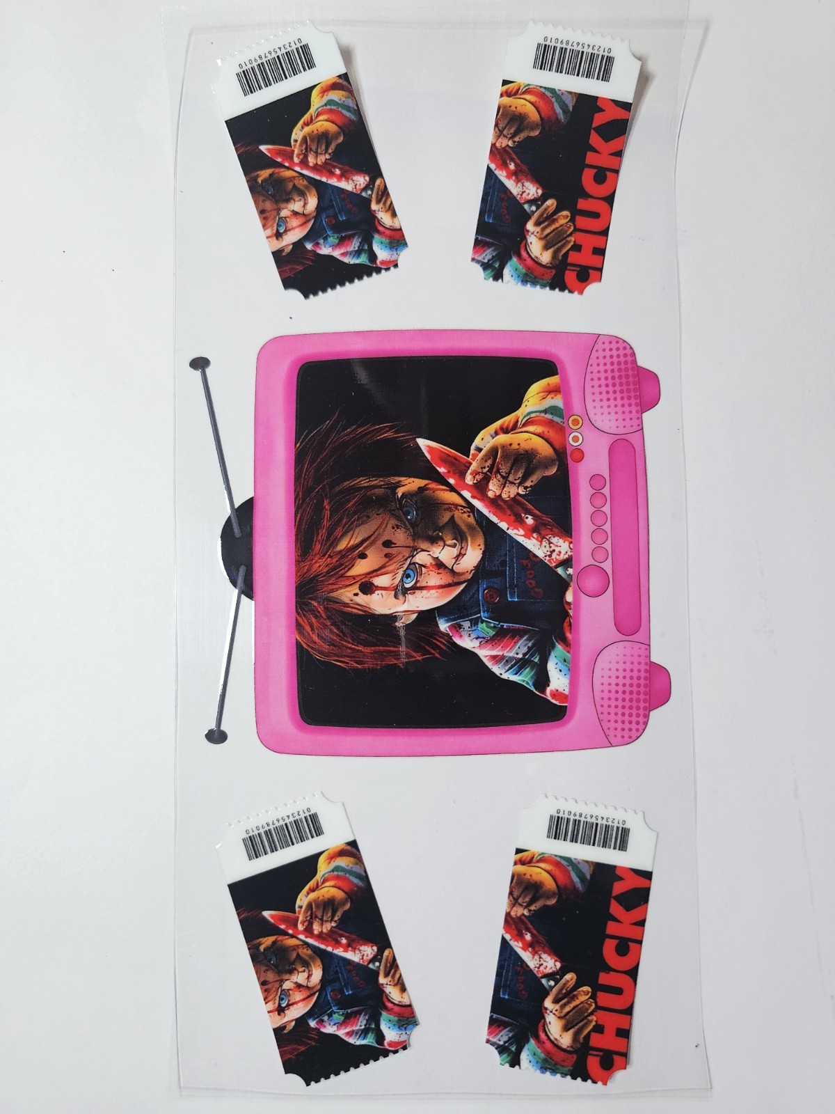 Chucky UV DTF Transfer Sticker Wrap Tumbler UVDTF BUY 10+ GET COMBINED SHIPPING