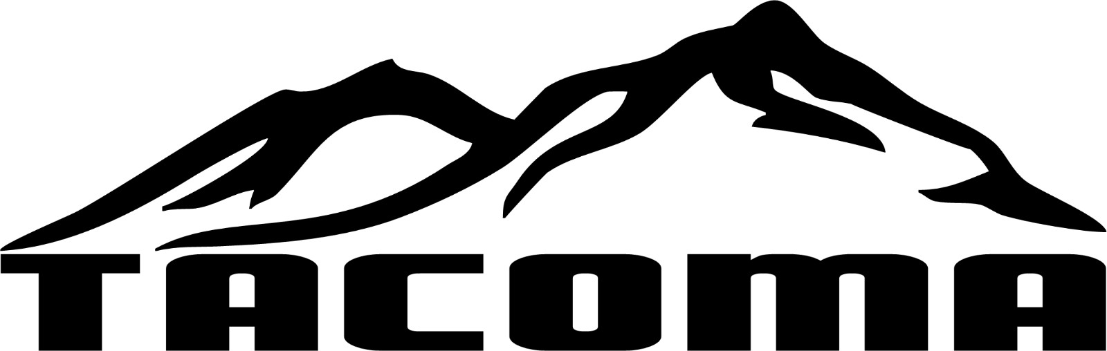 Tacoma Vinyl Decal Stickers 4 Pack 19 Colors/ 5 Sizes