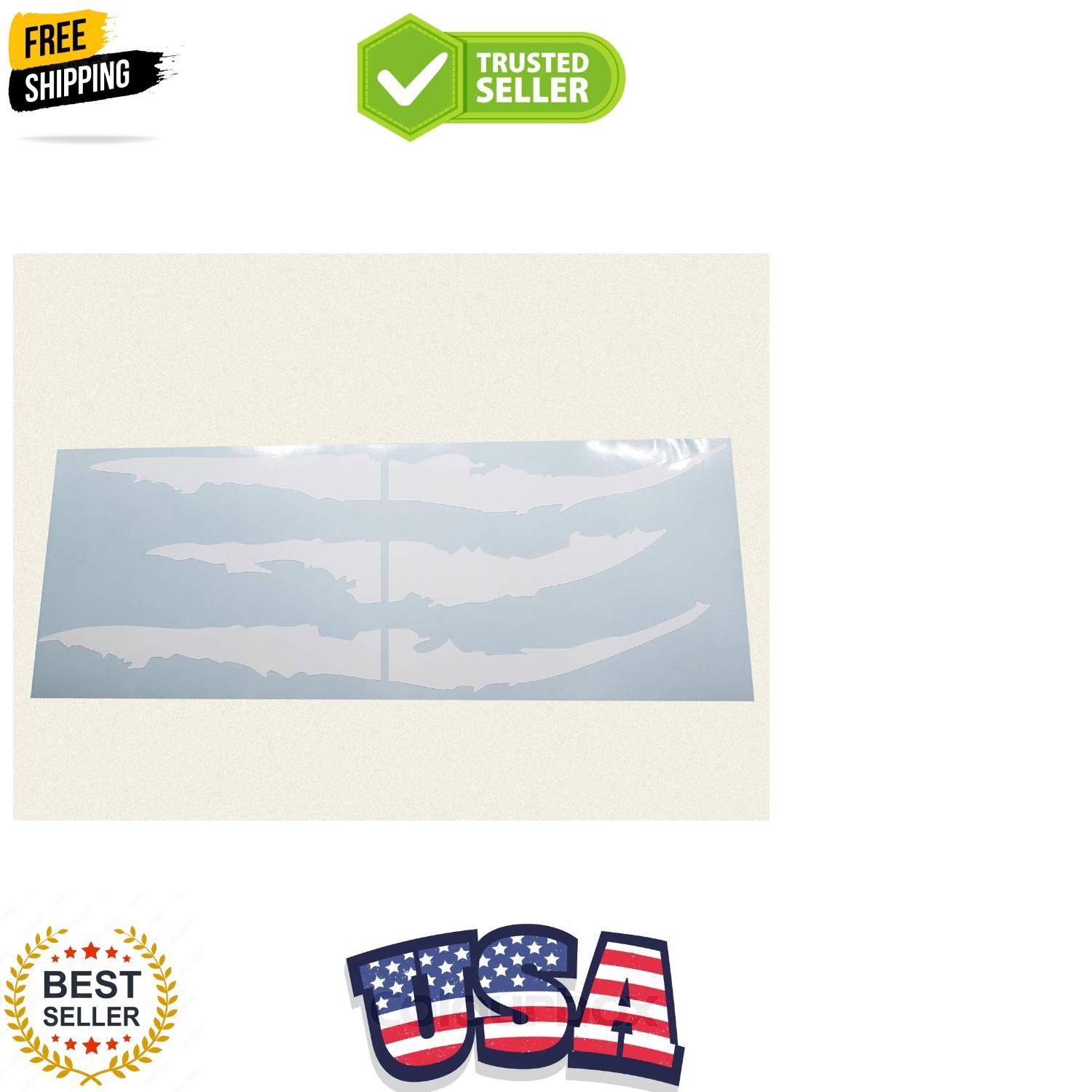 Claw Marks Headlight Decal Available in Twelve Colors!. Genuine Brand Vinyl S…