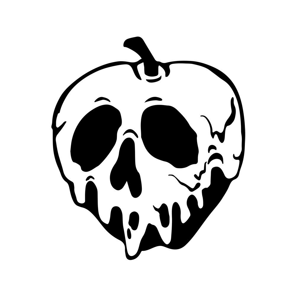 6" Snow White Poison Apple Disney Vinyl Decal Sticker