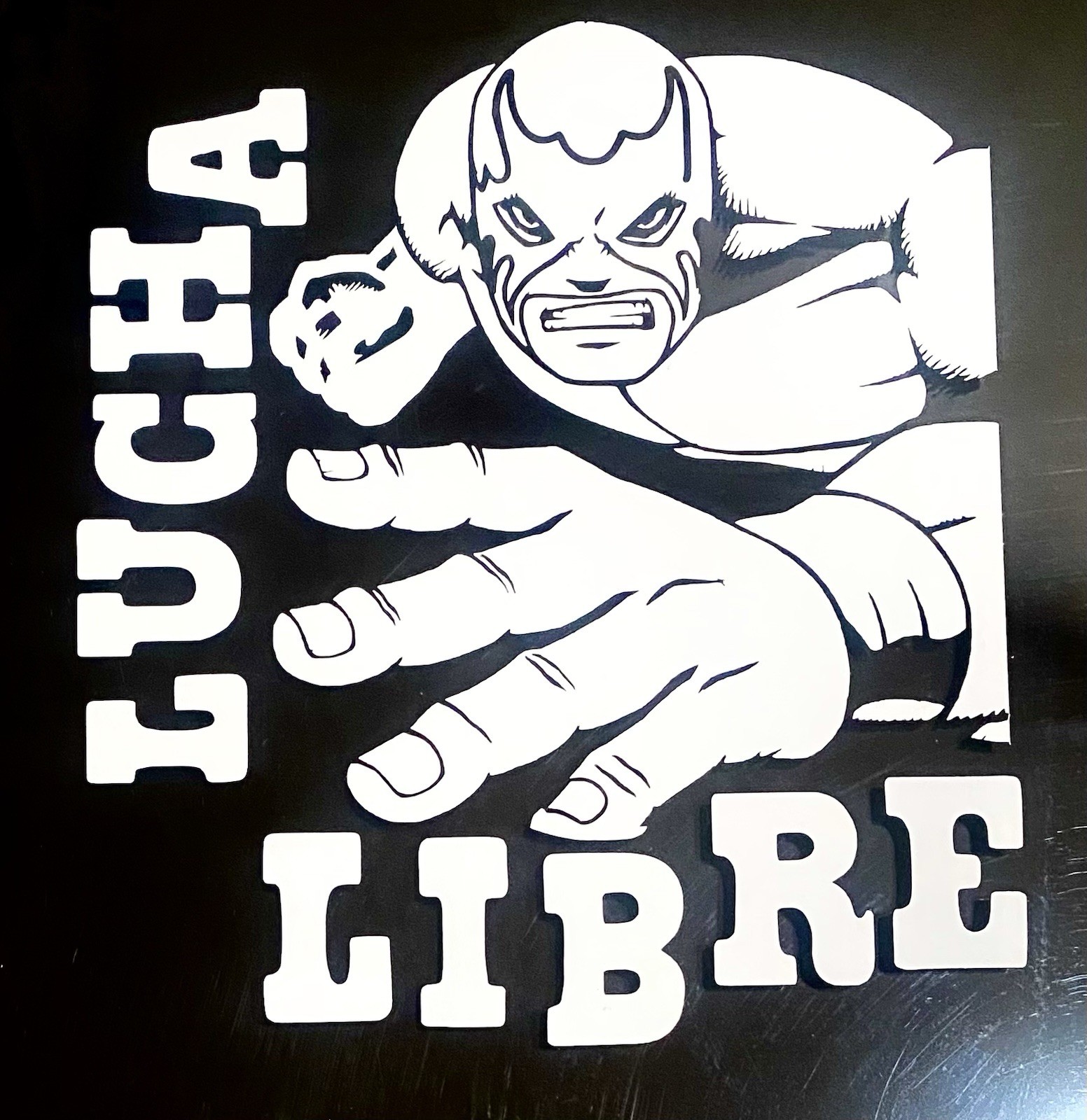 LUCHA LIBRE, wrestling Sticker, Decal Vinyl for Laptop , Desk, Window, Helmet