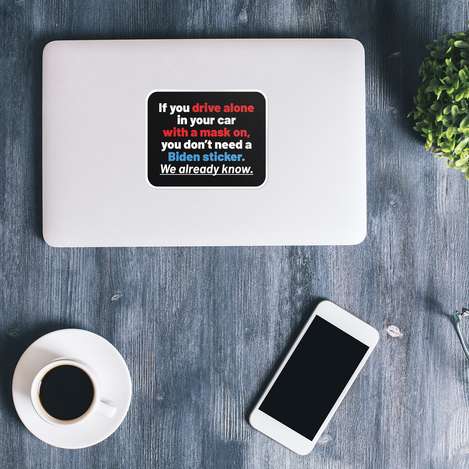 Driving Alone In Your Car Bumper Vinyl Sticker Decal "SIZES"