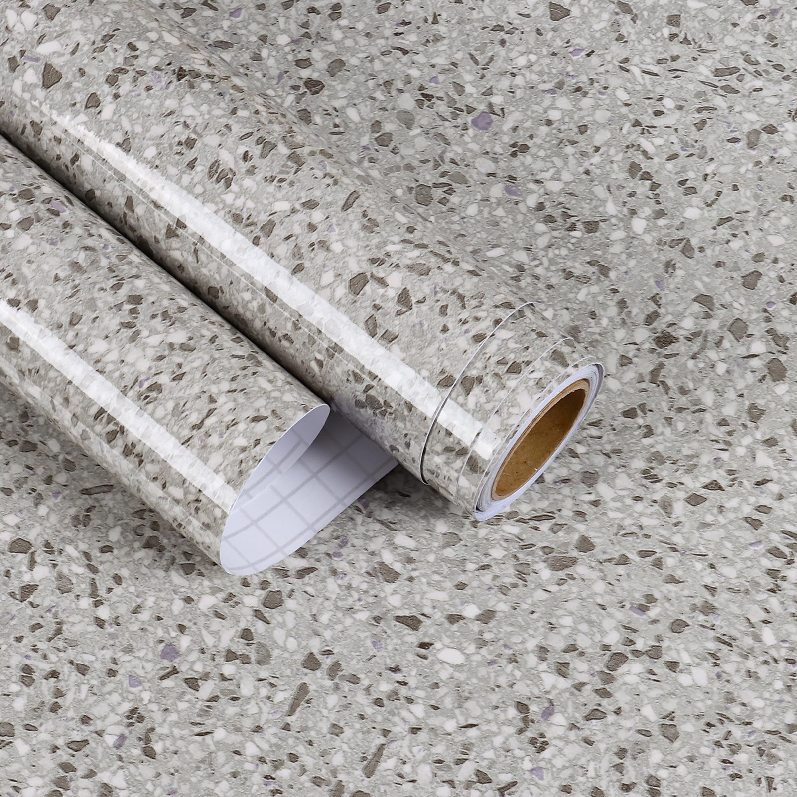 Light Grey Granite Countertop Contact Paper Waterproof Glossy Marble Contact …