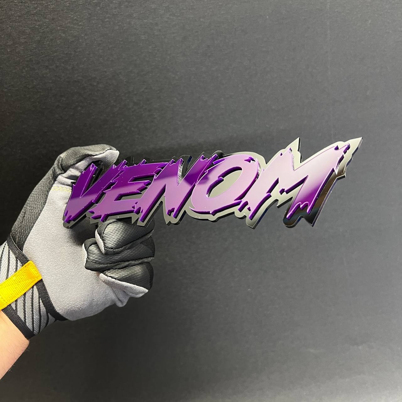 1PC VENOMOUS 3D Text Car Badge Emblem Fender tailgate Aggressive Decal