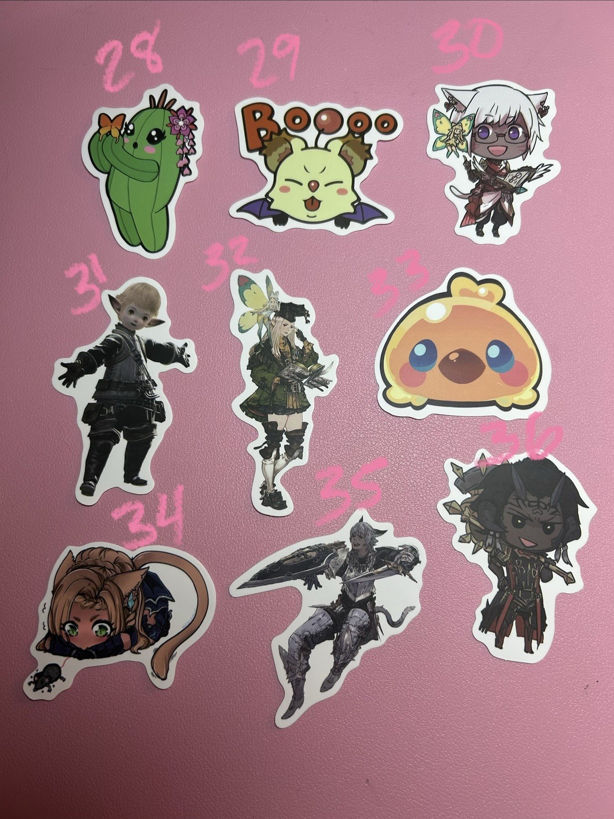 Final Fantasy And More Anime Stickers