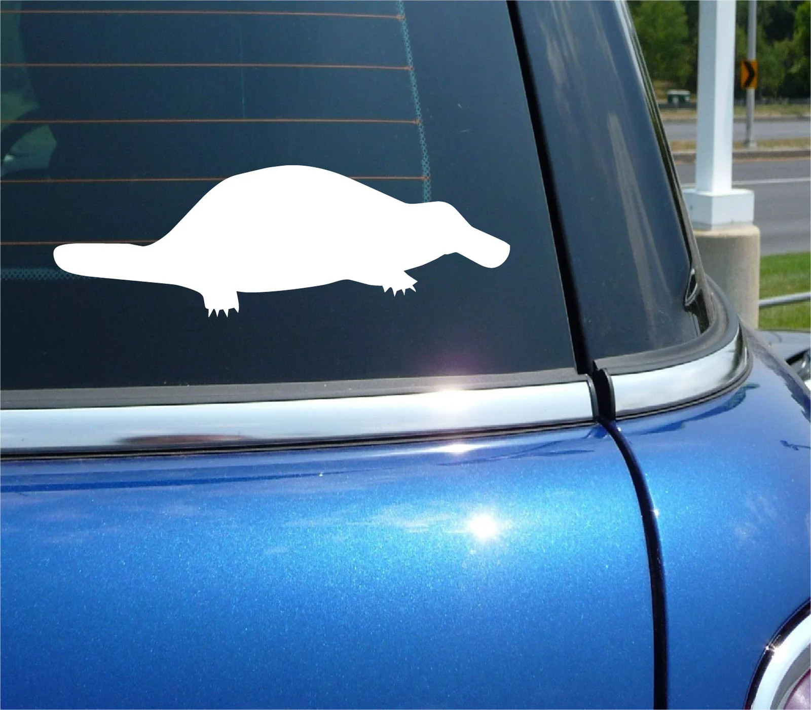 DUCKBILL PLATYPUS VINYL DECAL STICKER AUSTRALIA ANIMAL FUNNY CAR TRUCK WINDOW