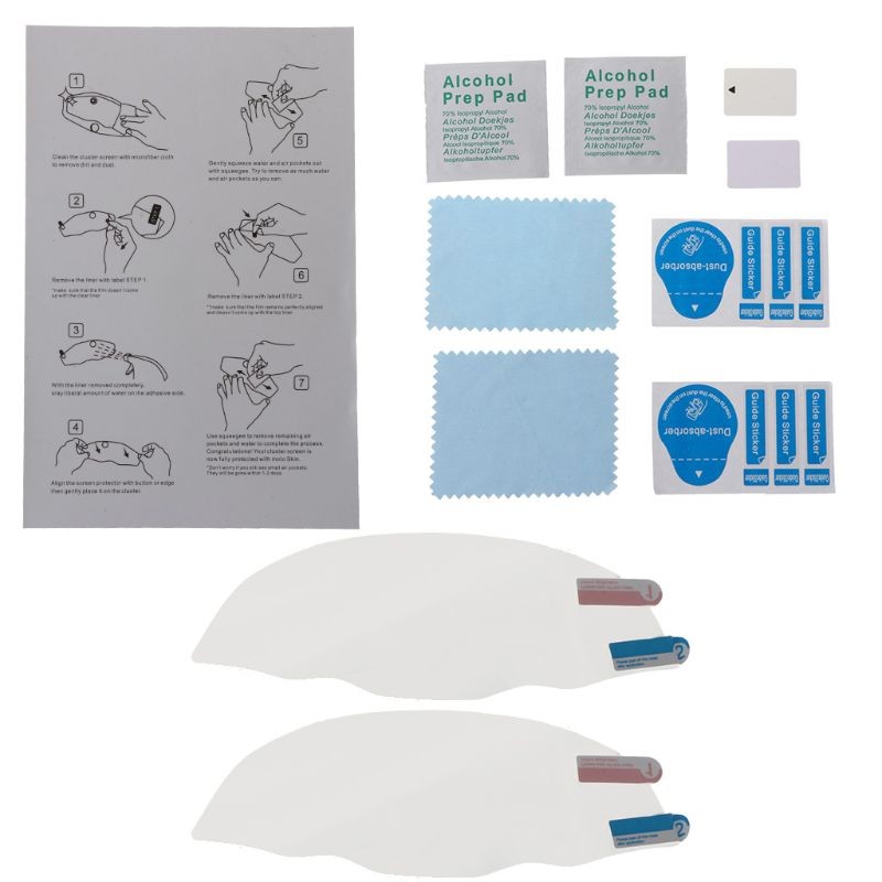 2 Set Cluster Scratch Cluster Screen for Protection Film Protector For 20