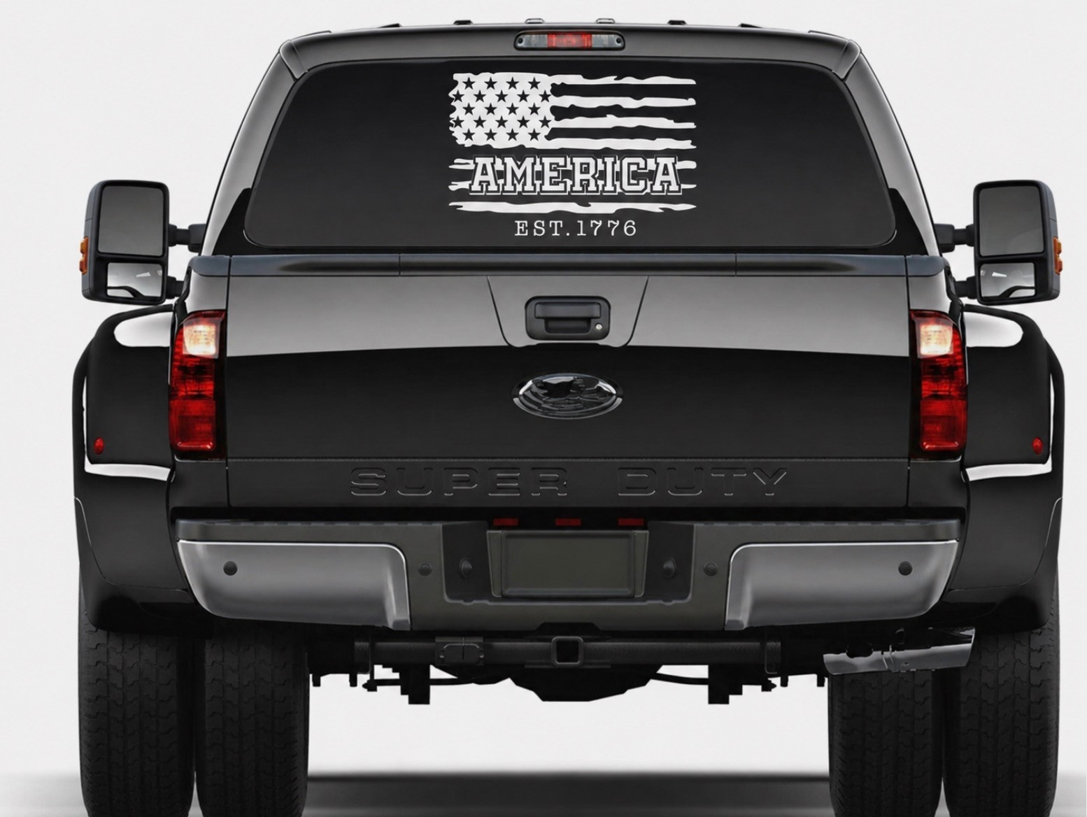 1776 America Vinyl Decal Sticker Patriotic American Flag USA Freedom